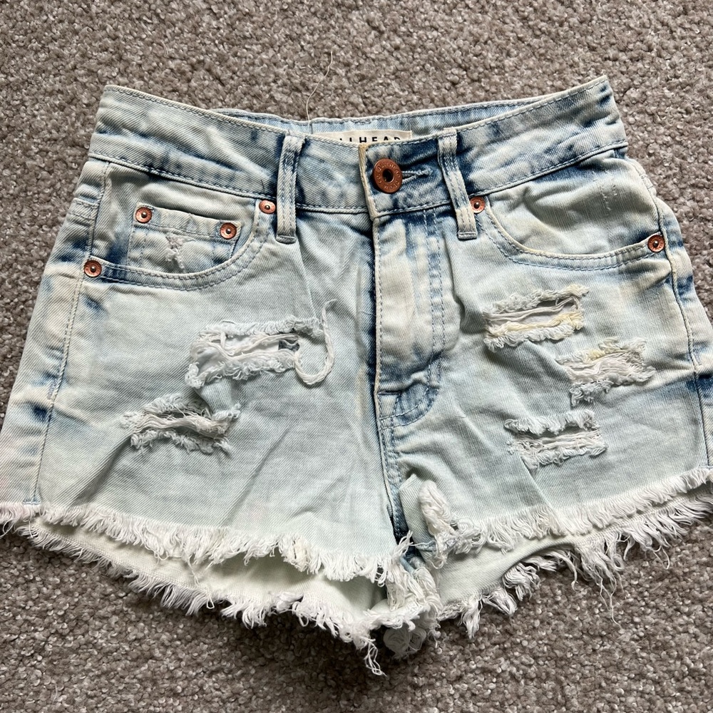 Bullhead High Rise denim shorts 00